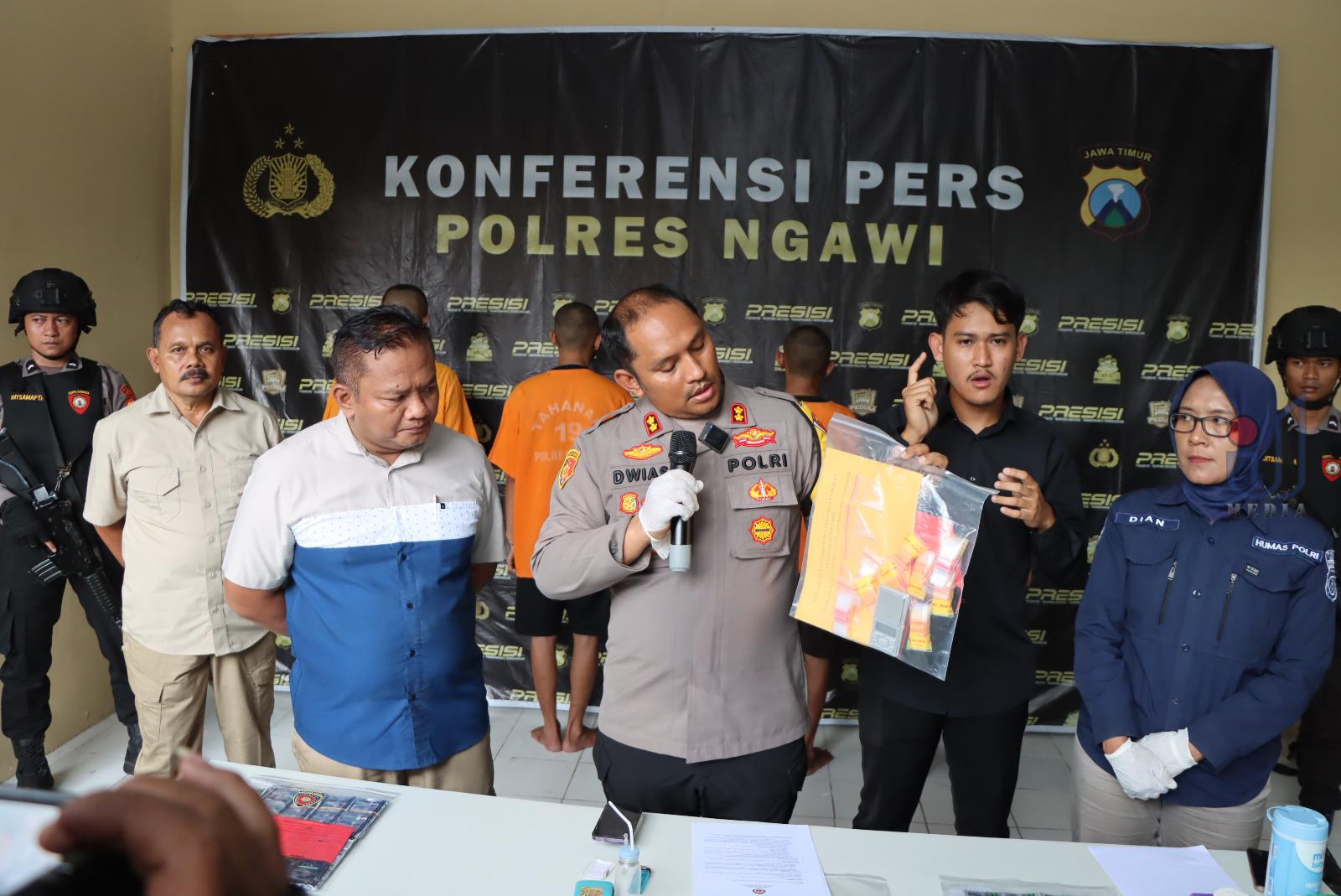 8 Warga Ngawi Ditetapkan Sebagai Tersangka Kasus Narkoba