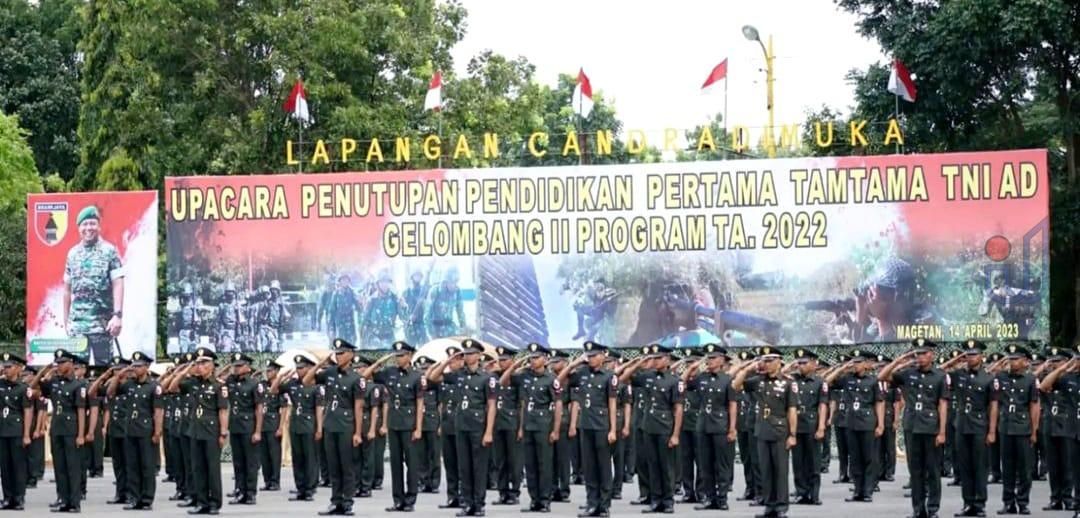 Sebanyak 268 Siswa Secata Resmi Dilantik Jadi Prajurit TNI AD