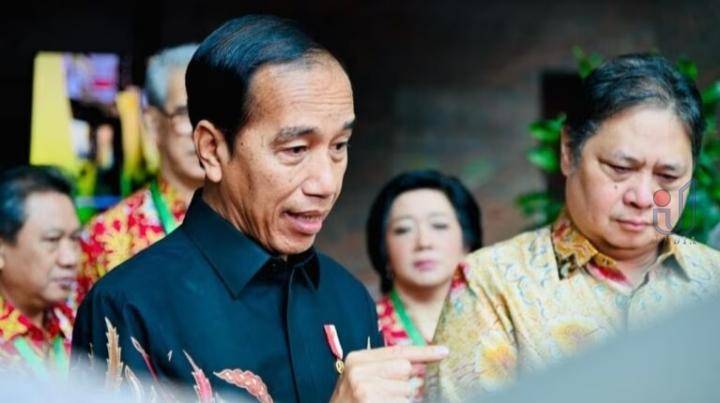 Indonesia Segera Memasuki Status “Endemi” Covid-19 Presiden Jokowi setelah membuka Rapat Koordinasi Nasional (Rakornas) Pengawasan Intern Pemerintah Tahun 2023 di Jakarta, Rabu. (BPMI Setpres)