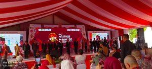 puncak peringatan Harganas (Hari Keluarga Nasional) ke-30 tahun 2023, yang dilaksanakan di Kabupaten Banyuasin Sumatera Selatan