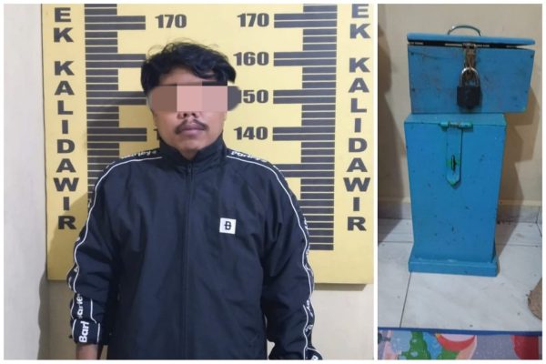 Pencuri Kotak Amal Masjid Asal Blitar Tertangkap di Tulungagung Img 20240124 Wa0081