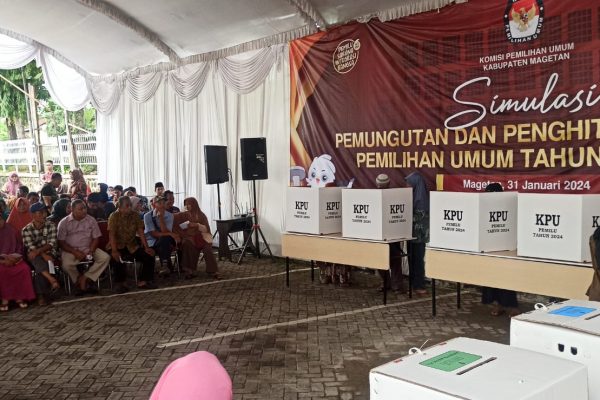 Jelang Pemilu 2024, KPU Gelar Simulasi Pemungutan dan Penghitungan Suara Img 20240131 Wa0032