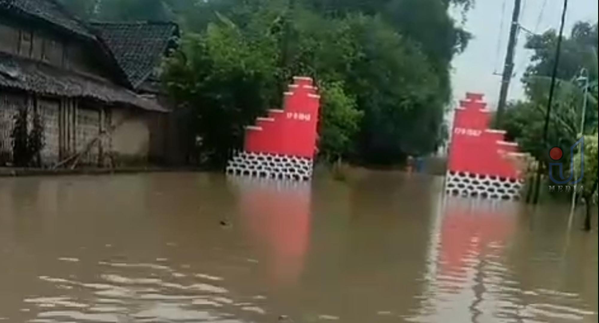 Banjir di Desa Ngelang Kecamatan Kartoharjo, Kab Magetan