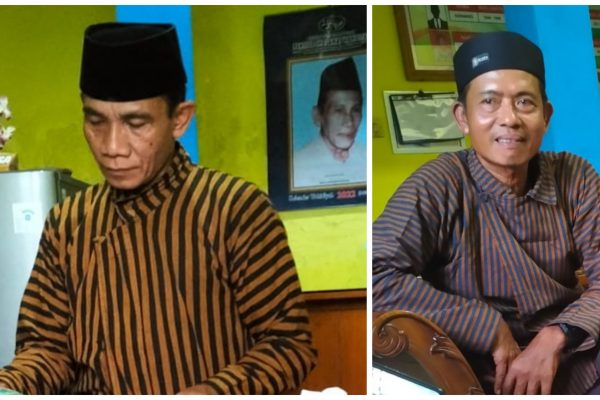 Kades Kartoharjo (kiri), Ketua Gapoktan Tani Makmur (kanan)