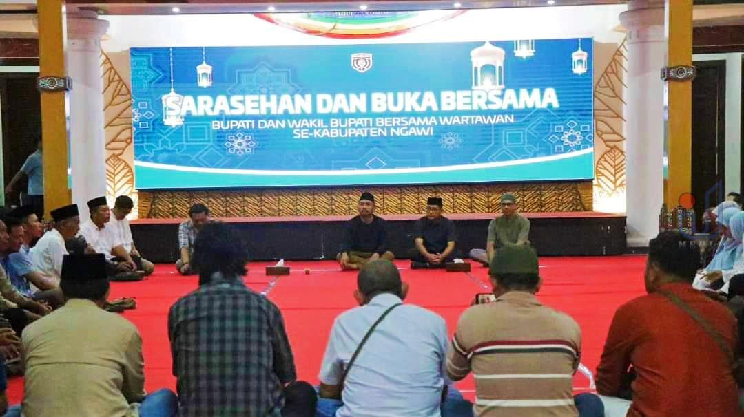 Sarasehan dan Buka Bersama Antara Pemkab Ngawi dengan Wartawan