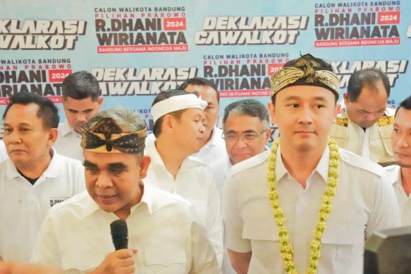 Amanah Prabowo Subianto, Sekjen Partai Gerindra Deklarasikan Dhani Calon Walikota Bandung Oplus 0