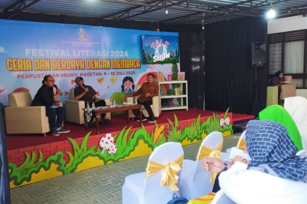 Festival Literasi 2024, Ceria dan Berdaya dengan Membaca di Perpustakaan DBuku Magetan