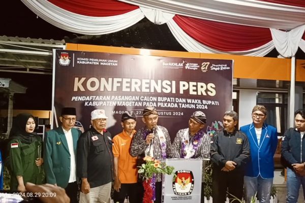 Bertambah 1 Partai Pengusung, Pasangan “HEBAT” Didukung 7 Parpol di Magetan