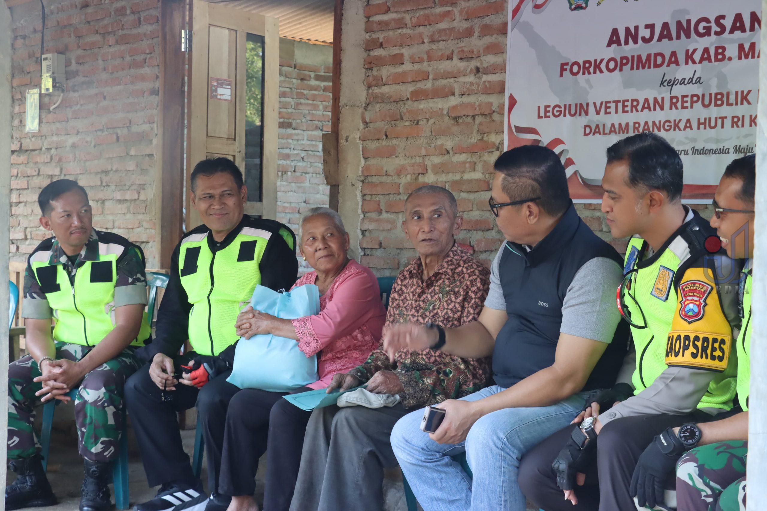 Forkopimda Magetan Anjangsana Peduli Veteran