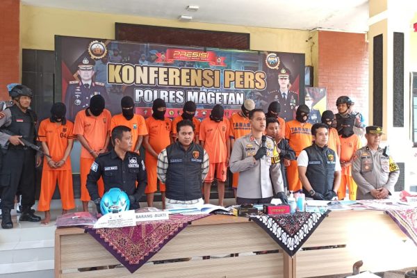 Ungkap Kasus Curanmor Polres Magetan