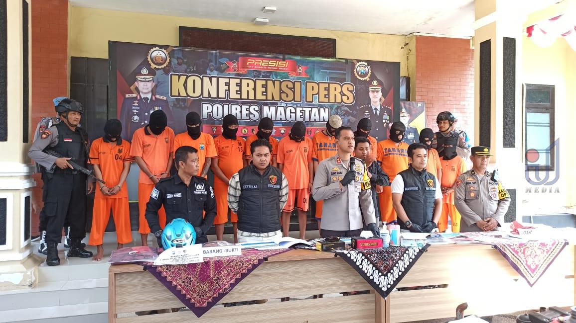 Ungkap Kasus Curanmor Polres Magetan