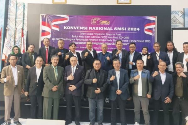 Pengurus SMSI Pusat Periode 2024-2029 Resmi Dikukuhkan, Firdaus Berharap Jadi Garda Terdepan Portal NKRI