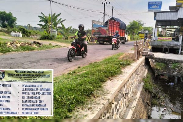 PUPR Ngawi Genjot Insfrastruktur Jalan, Dukung Percepatan Perekonomian Masyarakat