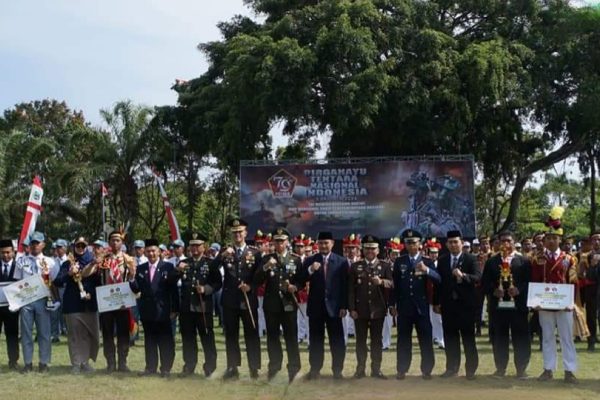 Upacara Peringatan HUT ke-79 TNI di Pusat Kota Magetan