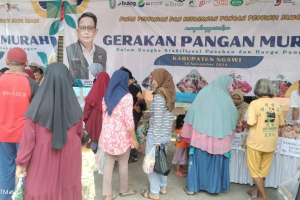 Gerakan Pangan Murah Digelar Ngawi, Tekan Inflasi di Jawa Timur