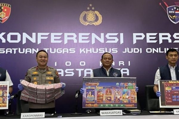 Jaringan Judi Online Slot 8278 Digerebek Bareskrim Polri, Omset Miliaran Rupiah