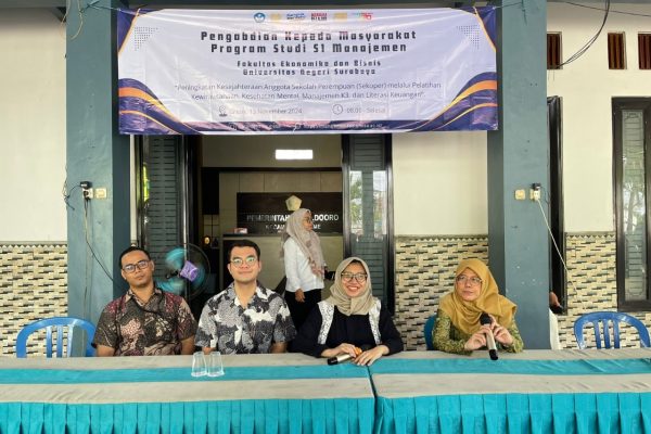 PKM Prodi S1 Manajemen FEB Unesa, Berikan Pelatihan Literasi Keuangan bagi Perempuan Wirausaha di Gresik