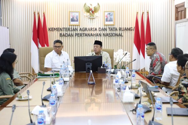 Menteri Nusron Audiensi Bersama Wamentan Sudaryono, Bahas Intergrasi Data Pertanahan dan Pertanian