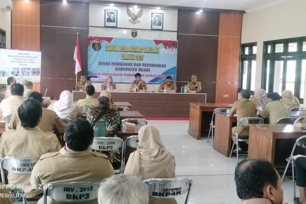 Forum OPD DPP Ngawi, Bahas Usulan Aspirasi Pokdakan dan Poktan