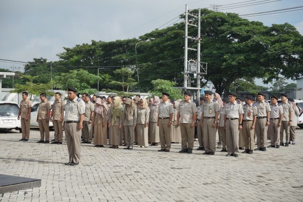Kantor Pertanahan Kabupaten Ngawi Laksanakan Apel Pagi Rutin