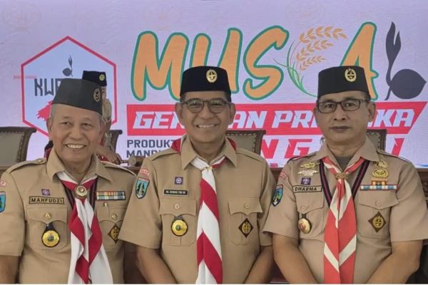 Kak Sodiq Triwidiyanto Resmi Jabat Ketua Kwartir Cabang Gerakan Pramuka Ngawi Masa Bakti 2025–2030