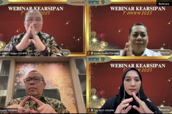 Lestarikan Memori Bangsa, Kementerian ATR/BPN Serahkan Arsip Statis ke ANRI