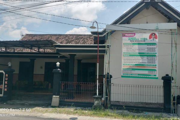 Papan Transparansi Desa Wonorejo Ngawi Dipertanyakan, Kades Tanggapi dengan Santai