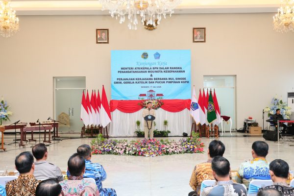 MoU Antara Kanwil BPN Provinsi Sulut dengan Lembaga Keagamaan