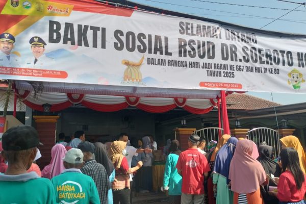RSUD dr. Soeroto Ngawi Sukses Gelar Baksos Gratis
