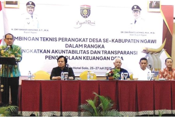PAD Ngawi Masih Lesu, Bimtek Perangkat Desa Malah Digelar di Solo