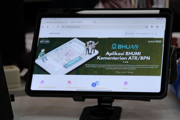 Akses Peta Pertanahan Geoportal Bhumi Terbuka untuk Publik