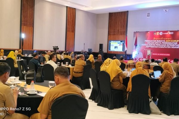 Integritas ASN Menurun, Pemkab Ngawi Gaungkan Penguatan Budaya Anti Korupsi