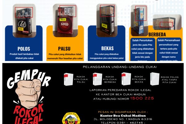 Sosialisasi Cukai Gempur Rokok Ilegal