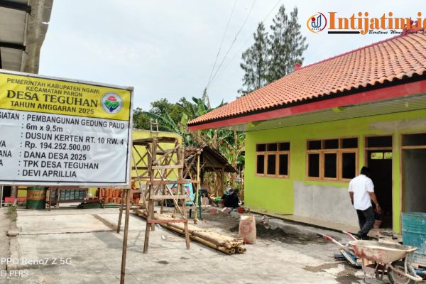Pembangunan PAUD di Desa Teguhan Ngawi