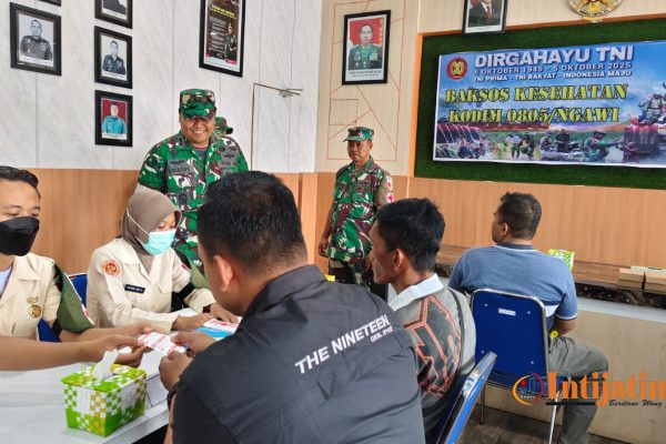 Kodim 0805/Ngawi Gelar Donor Darah