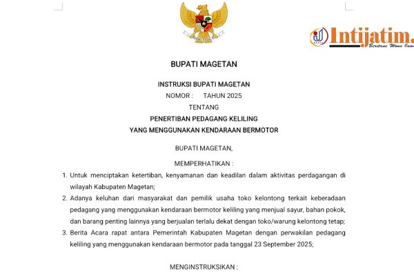 Audiensi Pedagang Ethek dengan Pemkab Magetan