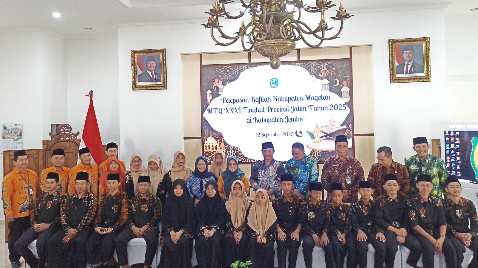 Pemberangkatan MTQ XXXI 2025