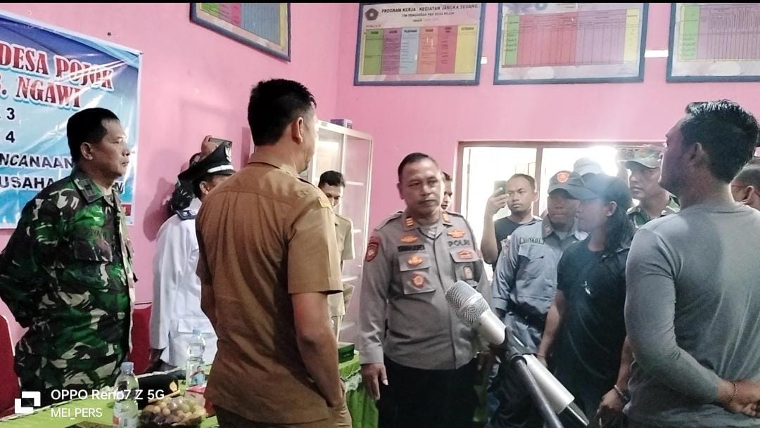 Kisruh Saat Pelantikan Desa Pojok Ngawi
