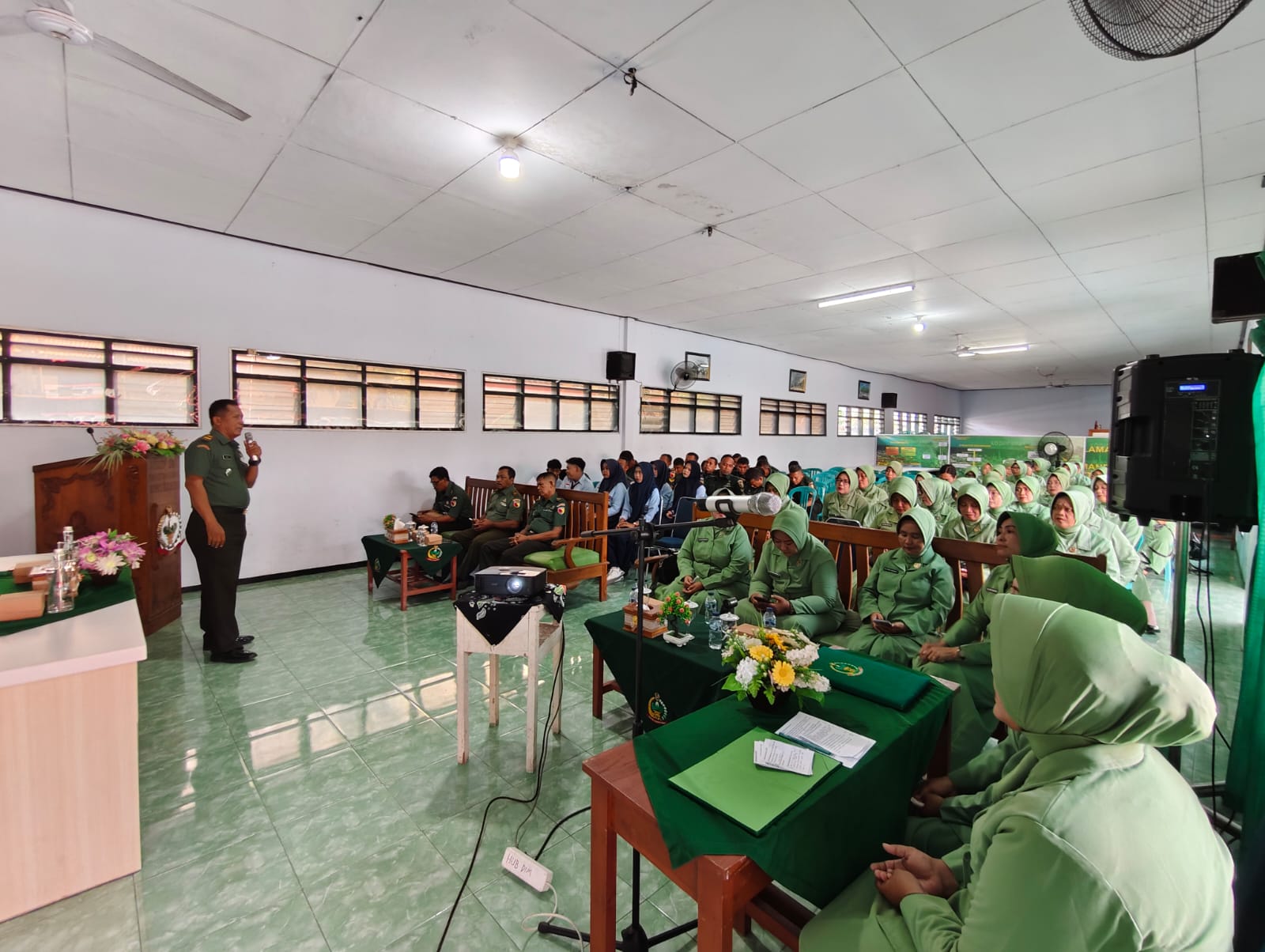 Lindungi Keluarga TNI Melalui Sosialisasi Bahaya Narkoba, LGBT, dan HIV/AIDS