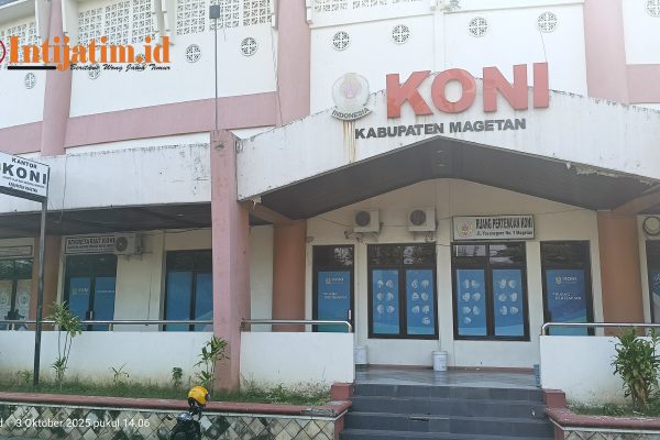 Gedung KONI Magetan, Jawa Timur.