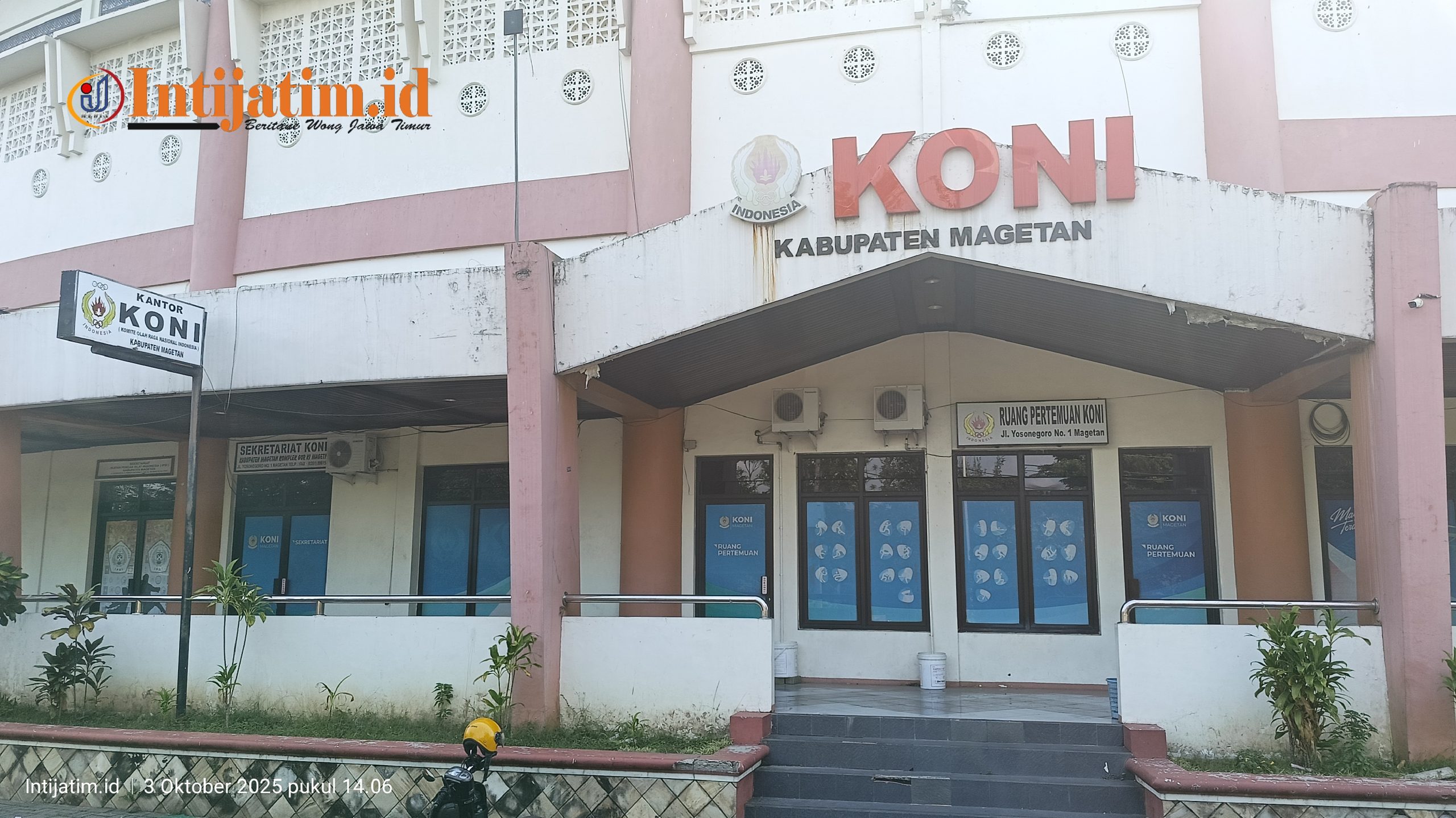 Gedung KONI Magetan, Jawa Timur.