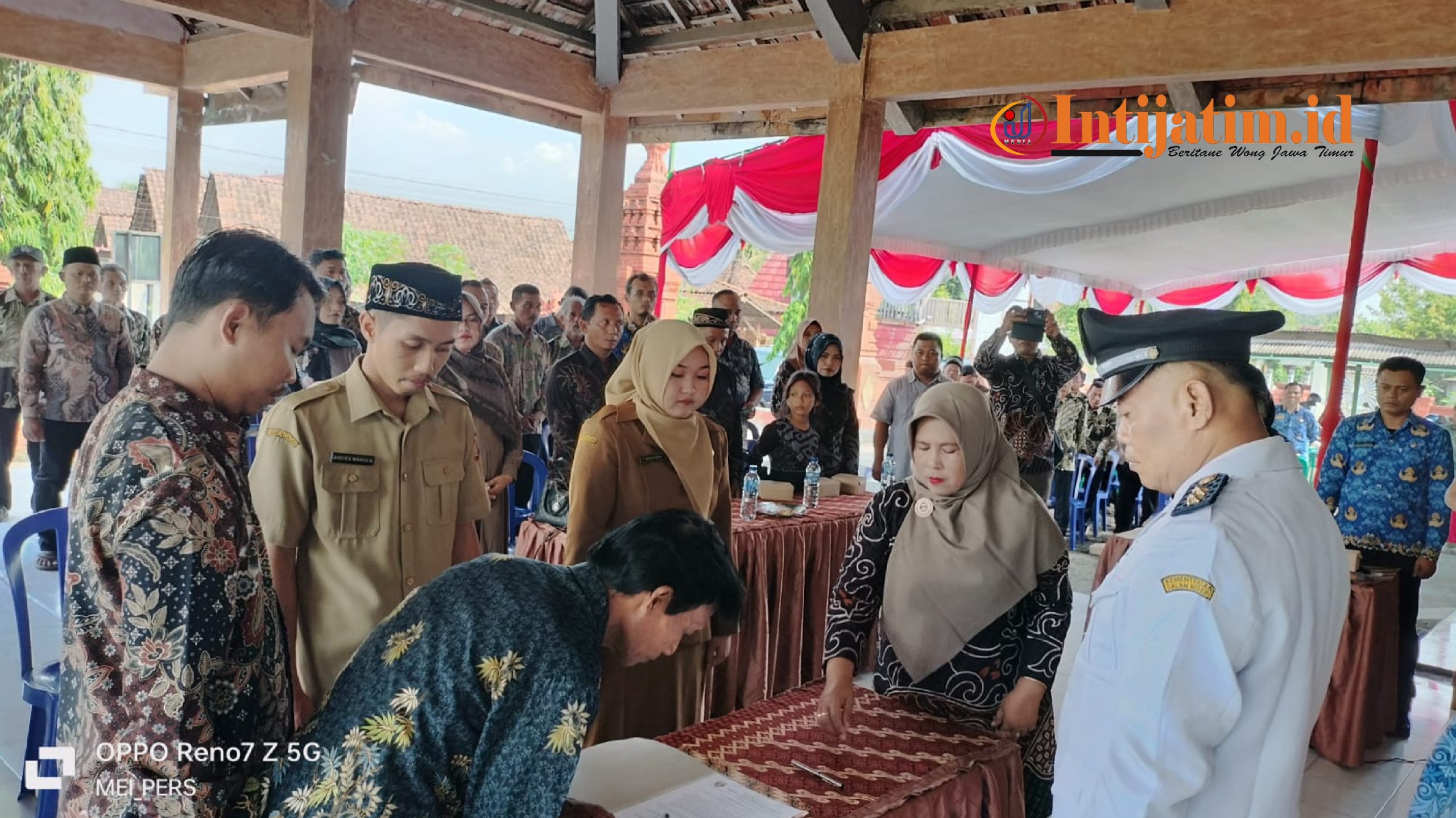 Pelantikan 2 Perangkat Desa Kwadungan Lor Ngawi