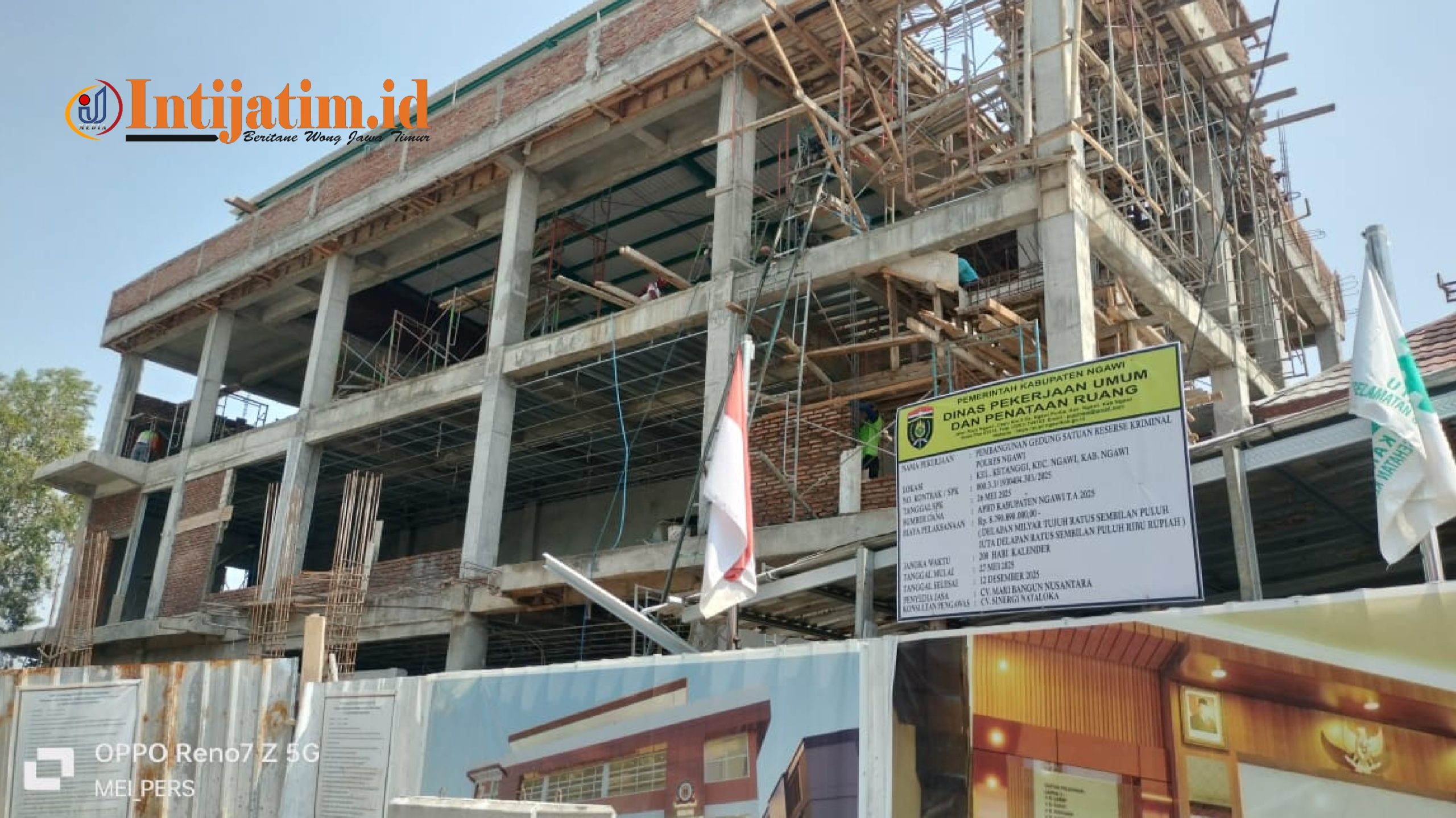 Pembangunan Gedung Satreskrim Polres Ngawi