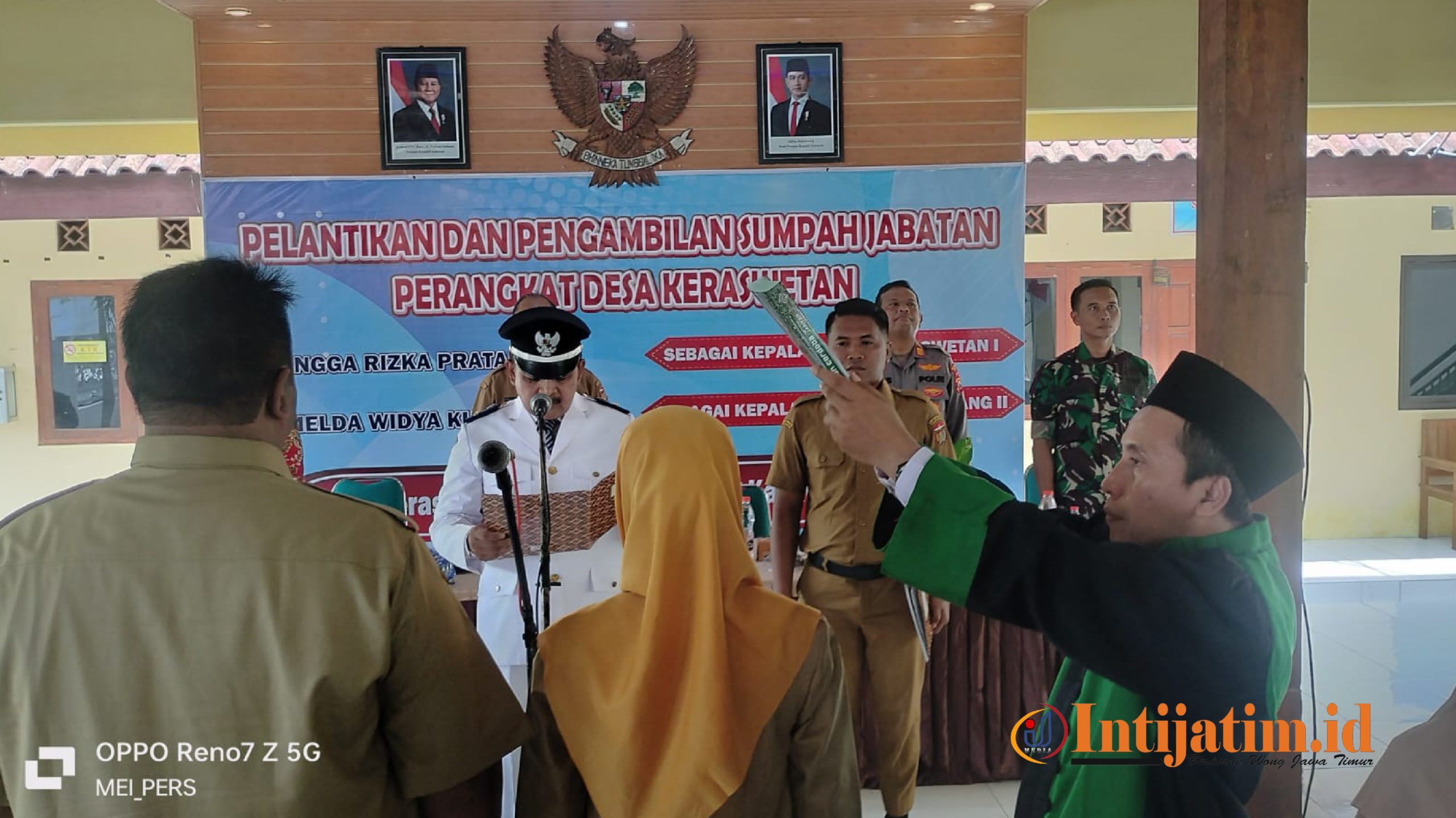 Pelantikan Perangkat Desa Keras Wetan