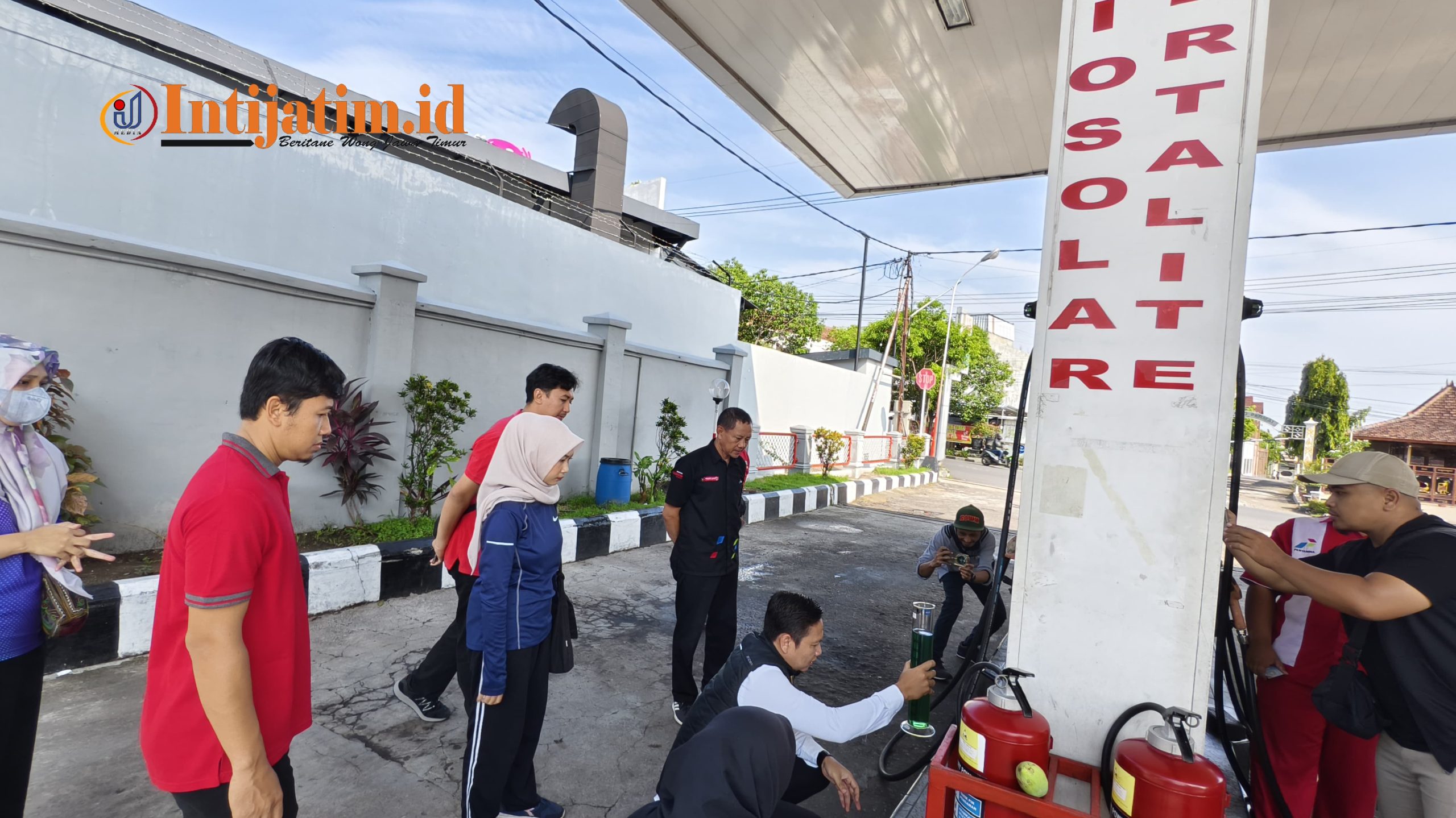 Sidak SPBU, Jalan MT. Haryono, Cek Pertalite