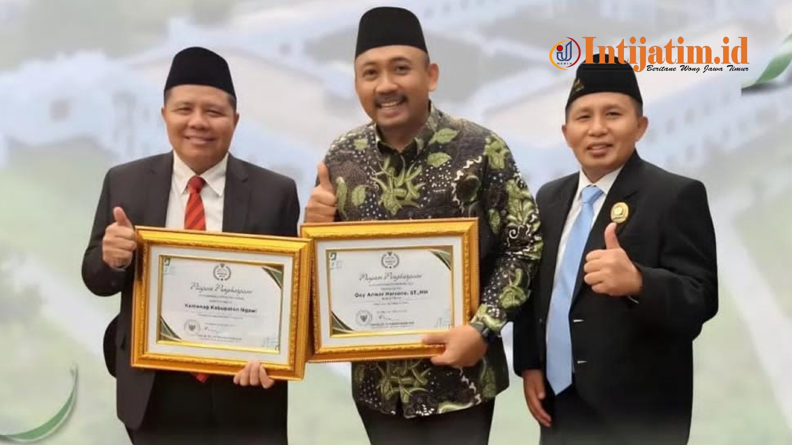 Zakat Kemenag Ngawi Naik 1000 Persen, Raih Penghargaan Baznas Award Jawa Timur 2025