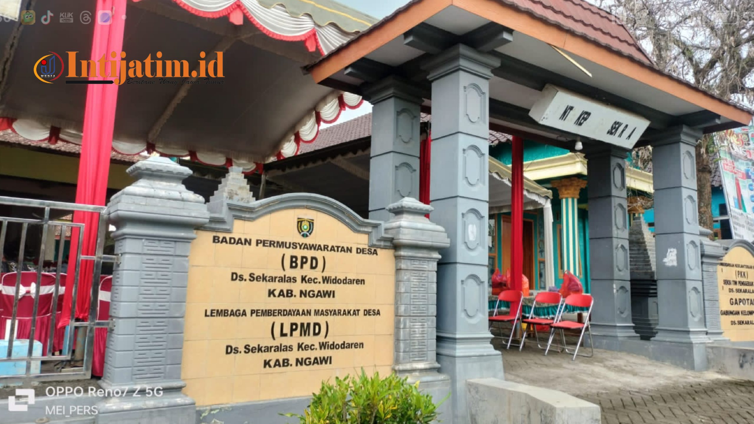 Pelantikan Perades: Takut Jadi Berita, Kades Sekaralas Tolak Konfirmasi Wartawan