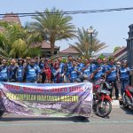 Bawa Misi Kemanusiaan, Puluhan Jurnalis Magetan Bersama Kominfo Touring Bareng ke Jawa Tengah