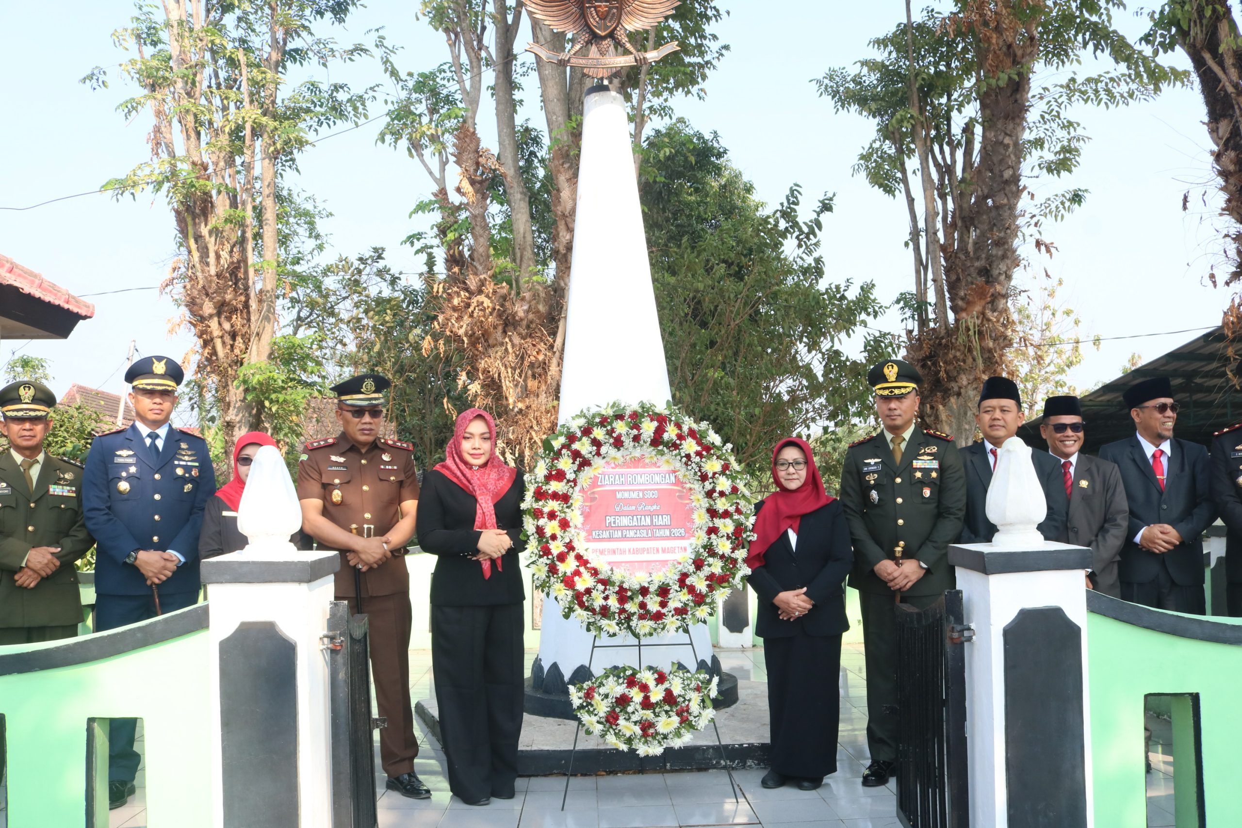 Peringati Hari Kesaktian Pancasila, Pemkab Magetan Gelar Upacara Khidmat di Monumen Bersejarah Soco