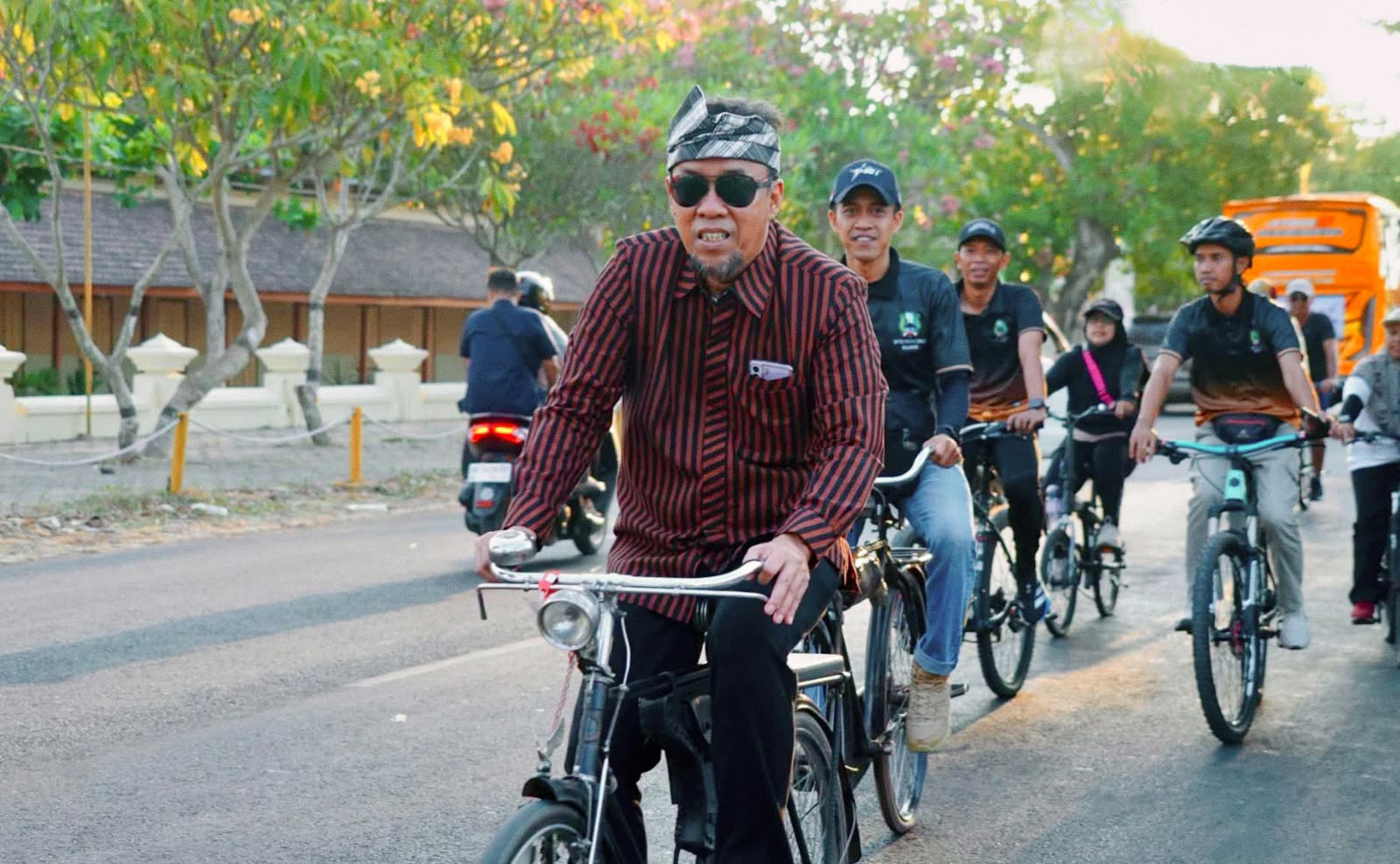 Semarak Gowes Sepeda Jadoel Takeran, Pererat Silaturahmi dan Sinergi Pembangunan Magetan